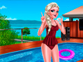 Игра Ice Queen Pool Day