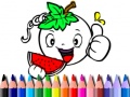 Игра Back To School: Vegy Coloring Book