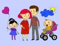 Игра Happy Family Coloring Book