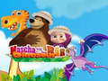 Игра Masha and The Bear dinosaur