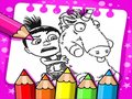 Игра Despicable Me Printable Coloring Book