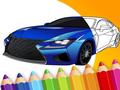 Игра Japanese Luxury Cars Coloring Book 