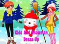Игра Kids and Snowman Dress Up
