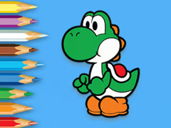 Игра Coloring Book: Yoshi Fishing Time