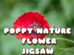 Игра Poppy Nature Flower Jigsaw