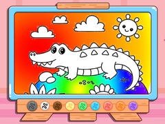 Игра Coloring Book: Crocodile