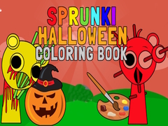 Игра Sprunki Halloween Coloring Book