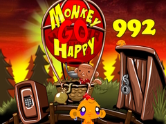 Игра Monkey Go Happy Stage 992