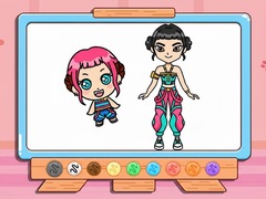 Игра Coloring Book: Zoey Kpop Demon Hunters