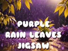 Игра Purple Rain Leaves Jigsaw