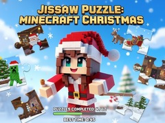 Игра Jigsaw Puzzle: Minecraft Christmas