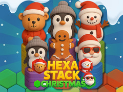 Игра Hexa Stack Christmas