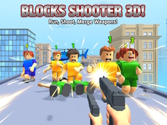 Игра Blocks Shooter 3D! Run, Shoot, Merge Weapons!