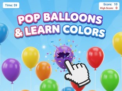 Игра Pop Balloons & Learn Colors