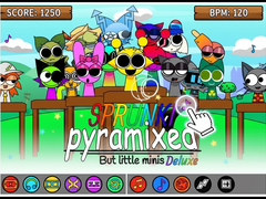 Игра Sprunki Pyramixed: But Little Minis Deluxe