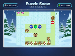 Игра Puzzle Snow
