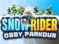 Игра Snow Rider Obby Parkour