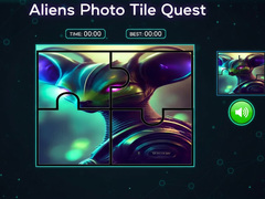 Игра Aliens Photo Tile Quest
