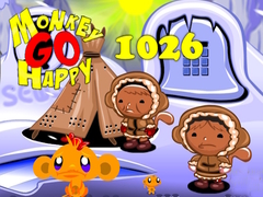 Игра Monkey Go Happy Stage 1026