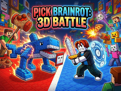 Игра Pick Brainrot: 3D Battle