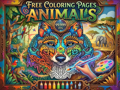 Игра Free Coloring Pages Animals