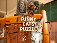 Игра Funny Cats Puzzle
