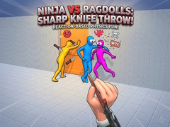 Игра Ninja vs Ragdolls: Sharp Knife Throw!