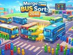 Игра Merge Bus Sort: 2048