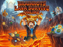 Игра Brainrots Lava Survive Online