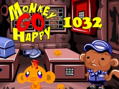Игра Monkey Go Happy Stage 1032