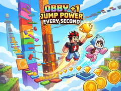 Игра Obby +1 Jump Power Every Second