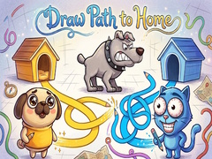 Игра Draw path to home