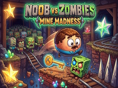 Игра Noob vs Zombies: Mine Madness