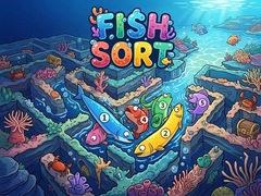 Игра Fish Sort